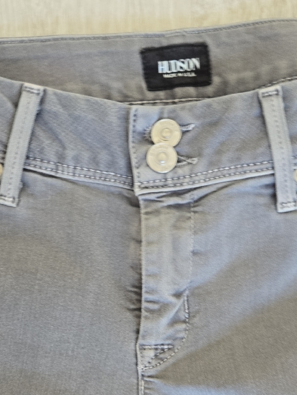 Hudson Jeans Grey Denim Waistband with Branded Label - Picture 7 of 7